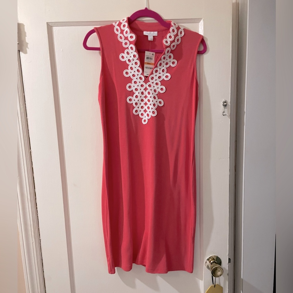 NWT Charter Club Cherry Eyelet in size small color crushed coral